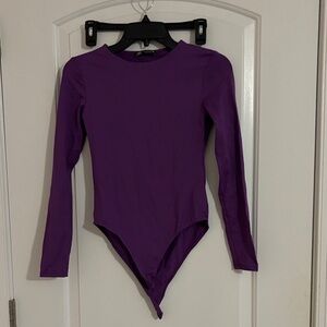 Zara Purple Long Sleeve Bodysuit
